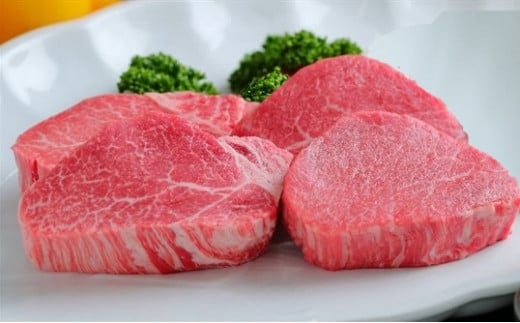 飛騨牛ヒレステーキ 170g×4枚岐阜県100000肉牛肉