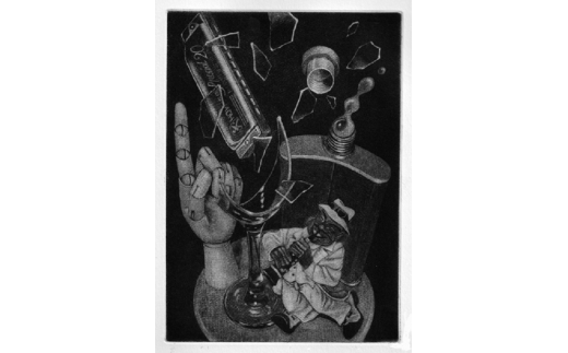 銅版画 〜ご機嫌なテーブル〜 (額縁入り)【145】京都府井手町38000衣類・装飾品・工芸品その他 装飾品・工芸品