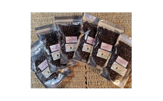 炭火焙煎珈琲豆・お楽しみ味比べセット(1袋80g入り×6種類)【1653081】東京都多摩市20000お茶・飲料コーヒー・紅茶