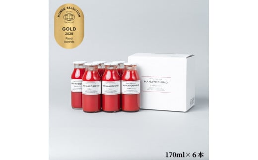 トマトジュース HANAYOSHINO 170ml×6本入奈良県15000お茶・飲料果汁・野菜飲料