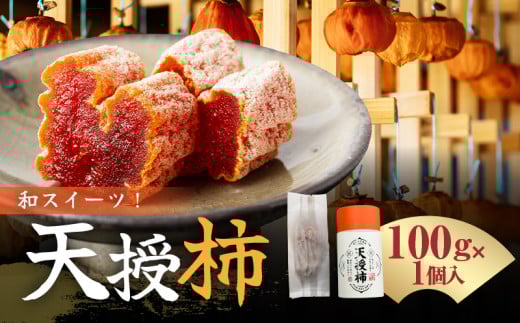 S111-006_和スイーツ!天授柿(干し柿) 100g×1個熊本県天草市11000果物・フルーツその他 果物・フルーツ