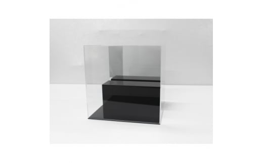 アクリルケース W295 背面ミラー ひな壇黒【1282967】兵庫県尼崎市38000衣類・装飾品・工芸品その他 装飾品・工芸品