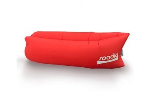 エアーソファー(seadia) レッド/airSofa アウトドア 国内生産 愛知県愛知県東浦町40000雑貨・日用品寝具・タオル