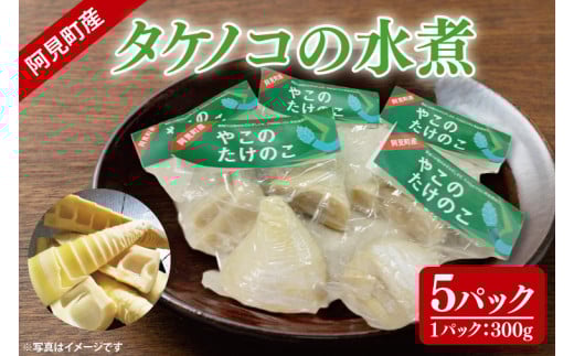 50-01 阿見町産タケノコの水煮300g×5ケ【たけのこ 筍 小分け 真空パック 手作り 水煮 茨城県 阿見町】茨城県阿見町11000野菜・きのこその他 野菜