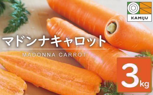 <フジテレビ『どっちのふるさと?』で紹介されました!>こどもも食べられる甘み!ジュースにしても美味しい!「マドンナキャロット」 3kg にんじん 人参 ニンジン 野菜 やさい 国産 碧