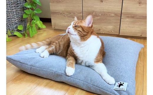 【たっぷり!!リアルダウン使用】大きめ! ペット用 羽毛クッションセット ペットベッド 犬や猫が大好き!! H162-031愛知県碧南市24000雑貨・日用品寝具・タオル