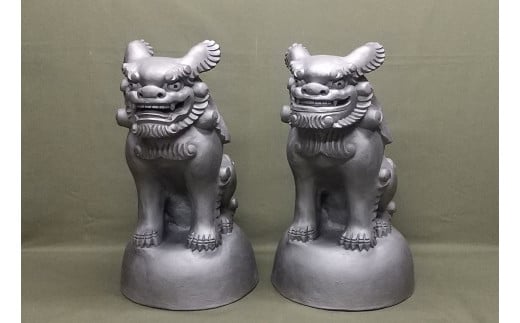 伝統工芸士の鬼師が作る 『シーサー 大サイズ 2体 』 狛犬 獅子 1対 開運 魔除 三州鬼瓦 工芸品 H064-031愛知県碧南市800000衣類・装飾品・工芸品その他 装飾品・工芸品