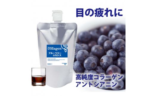 コラーゲンドリンク ブルーベリー+カシス 1本(約1ヶ月分)≪コラーゲン 美肌 美容 眼精疲労 ブルーベリー カシス≫ ※着日指定不可奈良県橿原市15000雑貨・日用品化粧水・乳液・美容品