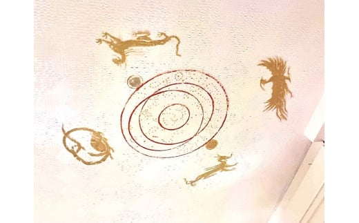 キトラ天文図のウォールアート奈良県明日香村33000衣類・装飾品・工芸品その他 装飾品・工芸品