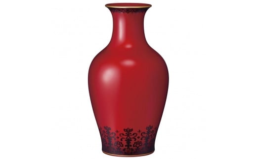 ノリタケ 花生 辰砂 ”正倉院紋”愛知県名古屋市1467000衣類・装飾品・工芸品その他 装飾品・工芸品