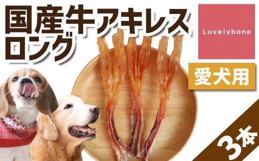 【大中型犬向け】国産牛アキレスロング 3本愛知県名古屋市5000肉その他 肉