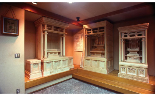 伝統的工芸品「名古屋仏壇」※世界でたった1つのお仏壇をオーダーメイド( 37号サイズ同等品)愛知県名古屋市40000000衣類・装飾品・工芸品その他 装飾品・工芸品