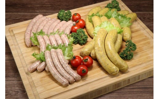 【こだわりの自家製】ミートガイ手作り生ソーセージセット(メープル&マイルドカレー)愛知県名古屋市10000肉加工肉(ハム・ソーセージ等)