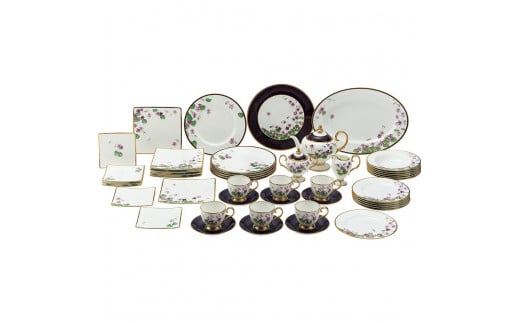 すみれ/49PCディナーセット T773-16/D49愛知県名古屋市7334000雑貨・日用品食器・グラス