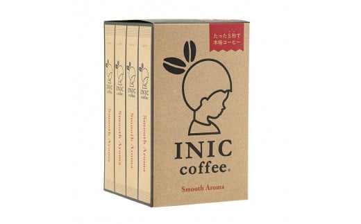 コーヒー スティック INIC coffee スムースアロマ 60本 手軽に本格ドリップの味 粉末 珈琲 持ち運び キャンプ アウトドア 職場 砂糖不使用 イニック インスタントを超える味愛知県名古屋市21000