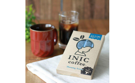 カフェオレ スティック INIC coffee モーニングアロマ 12本 粉末 スティックコーヒー 極上 本格的 持ち運び オフィス 個包装 砂糖不使用 イニック インスタントを超える味愛知県名古屋市6000お