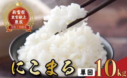 令和7年産 にこまる 白米 10kg お米 精米 新米 ごはん ご飯 高知県産 弁当 おにぎり 料理 新嘗祭皇室献上米 令和7年 R7年 もちもち食感 美味しい 農家直送 国産米 特A米 令和七年 にこまる米 新