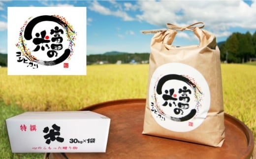 【12月発送】【R7年新米】恵那岩村とみだコシヒカリ玄米30kg / こめ コメ 米 おコメ お米 おこめ 玄米 げんまい コシヒカリ こしひかり 新米 しんまい 30kg 岐阜県産 恵那市産 おすすめ 人気 産