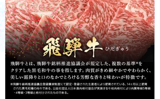 配送日指定可能「A5等級 飛騨牛 焼肉用 ロース 500g」冷蔵配送 150日先まで先行予約可能 バーベキュー BBQ 黒毛和牛 2人前 3人前 (48)岐阜県八百津町30000肉牛肉