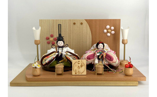 伝統工芸士 蘇童の ひな人形『手まり雛 ころろ ショコラ&ベリー』 匠の技 親王飾り (428)岐阜県八百津町550000衣類・装飾品・工芸品その他 装飾品・工芸品