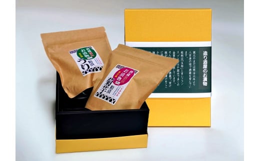 蔵元やまだのお漬物ギフト(菊芋酒粕漬け・かりもり酒粕漬け) (505)岐阜県八百津町8000鍋セット・総菜・加工食品漬物・梅干・キムチ