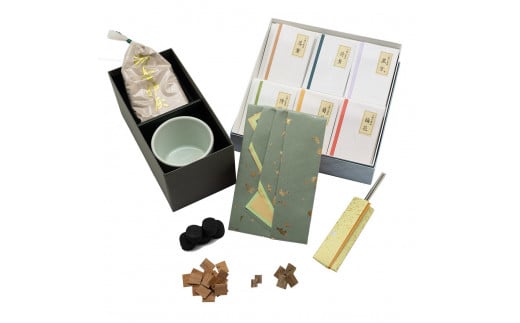 【山田松香木店】空薫セット京都府京都市52000衣類・装飾品・工芸品その他 装飾品・工芸品