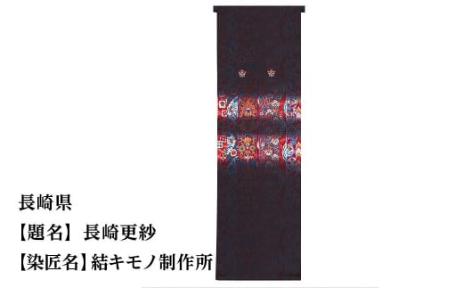 【47都道府県着物応援プロジェクト】 長崎県 京手描友禅 付下げ着尺京都府京都市550000衣類・装飾品・工芸品その他 装飾品・工芸品