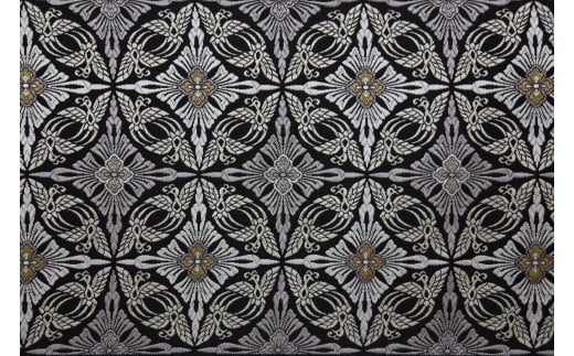 【西陣活性化を応援!】西陣織袋帯(七宝鳥文・黒)京都府京都市1000000衣類・装飾品・工芸品その他 装飾品・工芸品