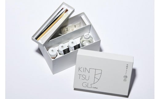 【堤淺吉漆店】天然漆と純金粉を使った本格金継ぎ体験キット 「金継ぎコフレ」(動画解説付)(手袋サイズS)京都府京都市55000衣類・装飾品・工芸品その他 装飾品・工芸品