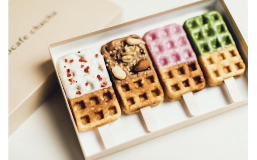 【kyocafe chacha】いろどり京ワッフルボックス4種セット京都府京都市10000菓子・スイーツその他 洋菓子