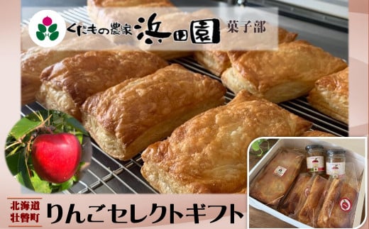 浜田園菓子部の「りんご」セレクトギフト 【 ふるさと納税 人気 おすすめ ランキング りんご 洋菓子 お菓子 デザート パウンドケーキ アップルパイ ジャム 焼菓子 焼き菓子 ギフト 贈答 贈
