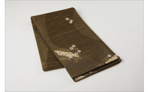 丹後の藤布 袋帯「天の川」 草 藤布 伝統 工芸品 織物 古事記 万葉集 ふるさと納税 袋帯 FY00082京都府京丹後市1600000衣類・装飾品・工芸品その他 装飾品・工芸品