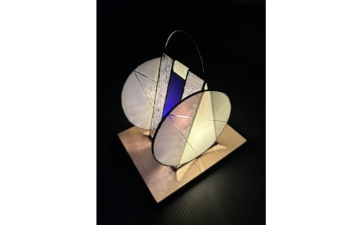 行燈あかり「ムシノネ・青」 SV00020京都府京丹後市100000衣類・装飾品・工芸品その他 装飾品・工芸品