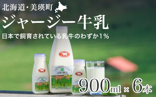 ファームズ千代田 ジャージー牛乳900ml×6本  | 冷蔵 人気  お取り寄せ 取り寄せ 北海道 美瑛 おすすめ お土産 北海道料理 北海道土産 おみやげ お土産 牛乳 ジャージー ジャージー牛乳 ノンホ