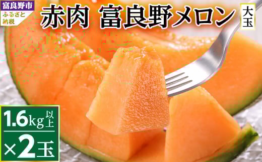<先行受付 2026年発送>富良野メロン赤肉 厳選 2玉(大玉)  富良野市人気のおいしいフルーツ_ メロン ふらのメロン フルーツ 果物 くだもの 北海道 富良野市 富良野 ギフト プレゼント