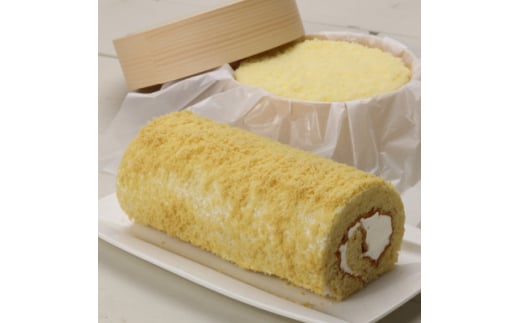 ドゥーブルフロマージュ&はちみつロール_ フロマージュ チーズケーキ チーズ ケーキ スイーツ お菓子 北海道 富良野 富良野市 人気 美味しい 【1392383】北海道富良野市12000菓子・スイーツケ