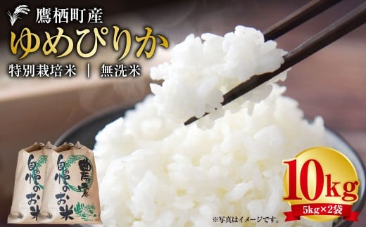 【令和7年産】 ゆめぴりか (無洗米) 5kg×2袋 北海道 鷹栖町 たかすタロファーム 米 コメ こめ ご飯 白米 お米 ゆめぴりか 無洗米北海道鷹栖町46000米・パン白米