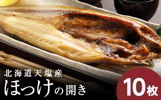 ☆脂乗り抜群!天塩産ほっけの開き10枚セット北海道天塩町21500魚介・海産物干物