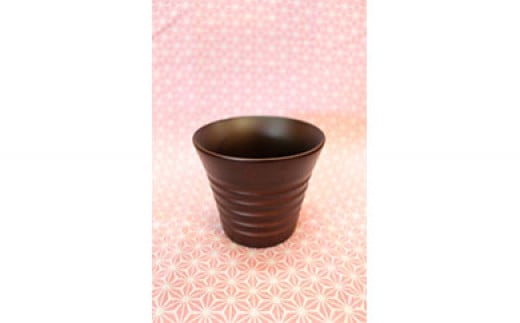 楓 ラインかっぷ ブラウン 1個福島県塙町17000衣類・装飾品・工芸品その他 装飾品・工芸品
