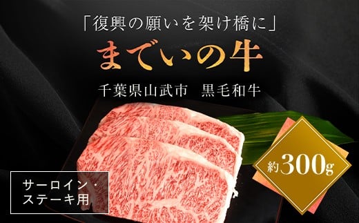 【約300g・サーロイン・ステーキ用】山武牛「までいの牛」 【ふるさと納税 人気 おすすめ ランキング 牛肉 山武牛 までい牛 サーロイン ステーキ 山武市 復興 福島 飯舘村】 ITTAK001福島県飯