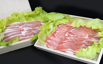 No.015 坂東市産 豚ロース薄切り・焼肉用セット 約900g / 豚肉 柔らかい 茨城県茨城県坂東市10000肉豚肉