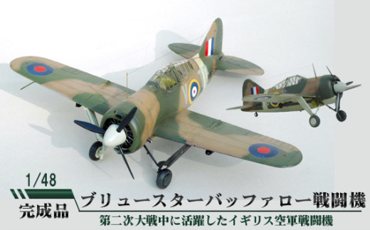 No.674 ブリュースターバッファロー戦闘機 1/48 / 模型 完成品 柏木崇男 茨城県茨城県坂東市100000雑貨・日用品おもちゃ・ぬいぐるみ