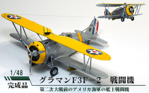 No.704 グラマンF3F−2 戦闘機 1/48 / 模型 完成品 柏木崇男 茨城県茨城県坂東市120000雑貨・日用品おもちゃ・ぬいぐるみ
