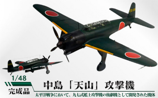 No.791 中島「天山」攻撃機 1/48 / 模型 完成品 柏木崇男 茨城県茨城県坂東市120000雑貨・日用品おもちゃ・ぬいぐるみ