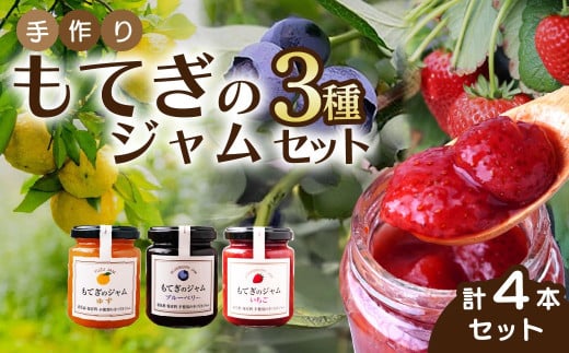 茂木産果実100%使用! イチゴ&ブルーベリー&ゆずジャム 160g×4本  保存料・着色料・香料不使用 | いちご イチゴ 苺 ブルーベリー ゆず 柚子 果実 フルーツ 手作り 果肉 朝食 トースト パン