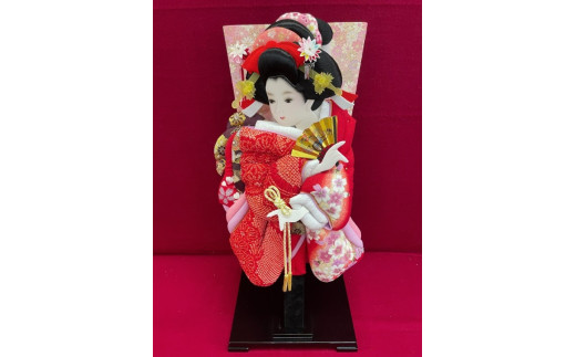 AR003-1 押絵羽子板 女物20号(約60cm) 飾り台付埼玉県春日部市166500衣類・装飾品・工芸品その他 装飾品・工芸品