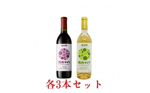 源作づくり 赤・白 720ml 各3本セット【1485739】埼玉県小鹿野町34000酒・アルコールワイン