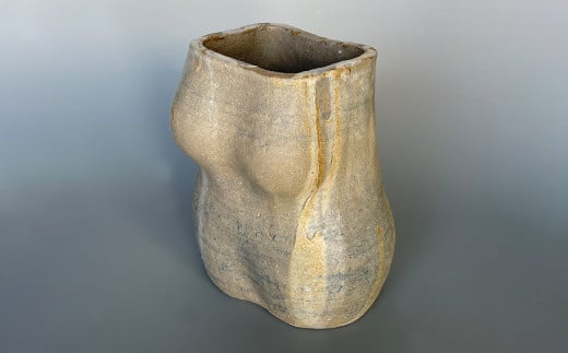 創作陶器・花器 「変形つぼ花器」千葉県酒々井町35000衣類・装飾品・工芸品その他 装飾品・工芸品