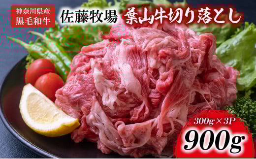 【神奈川県産黒毛和牛】三浦市の佐藤牧場が育てた葉山牛 切り落とし3P M079-006-02神奈川県三浦市23000肉牛肉