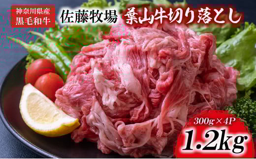【神奈川県産黒毛和牛】三浦市の佐藤牧場が育てた葉山牛 切り落とし4P M079-006-03神奈川県三浦市29000肉牛肉